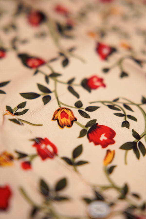 Beige Blossom Shirt